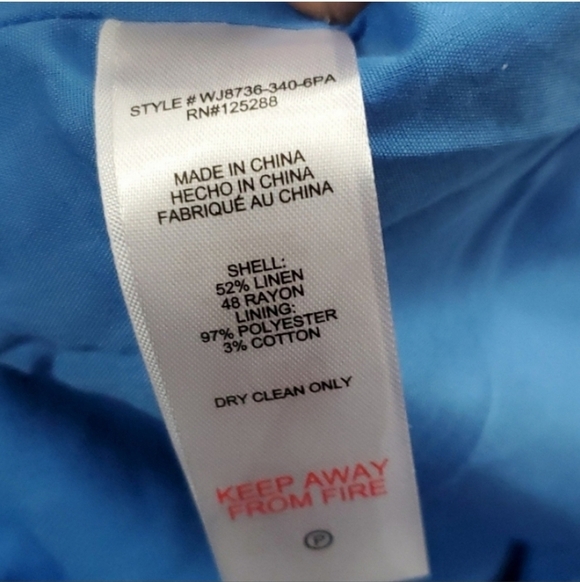 Jason Wu sky blue cropped blazer - Picture 9 of 10